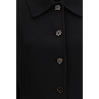 Black Wool Coat