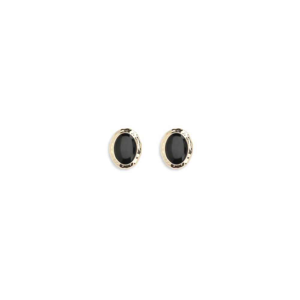 Black Brass Earrings