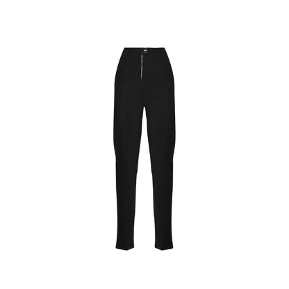 Black Elastane Leggings