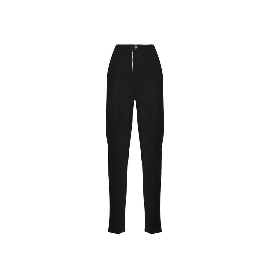 Black Elastane Leggings