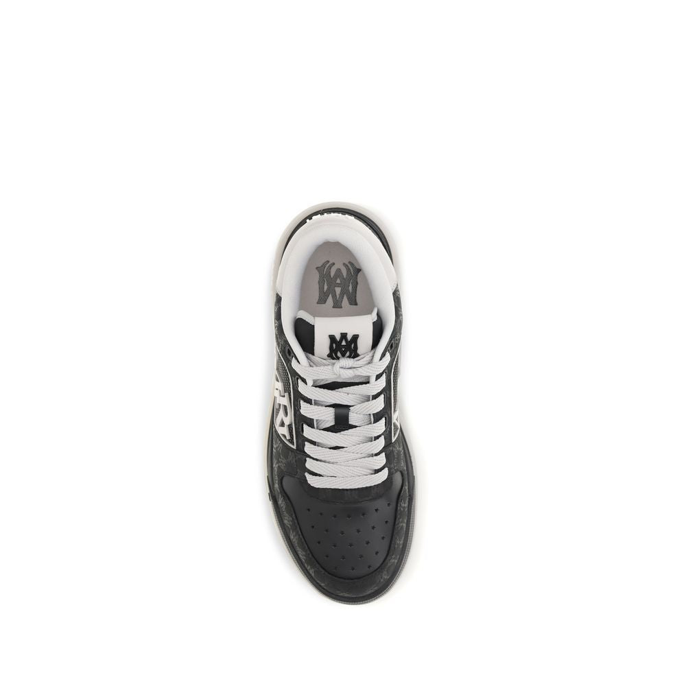 Black Calf Leather Bos Taurus Low Top Sneakers