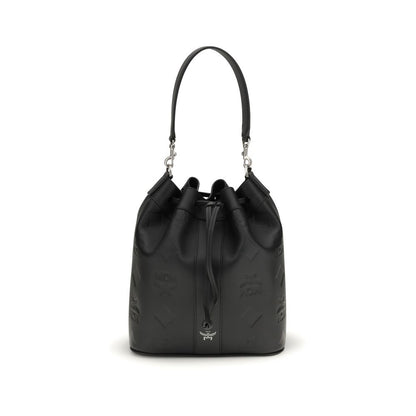 Black Calf Leather Bos Taurus Backet Bag