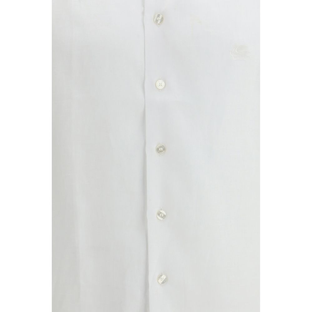 White Linen Dress Shirt