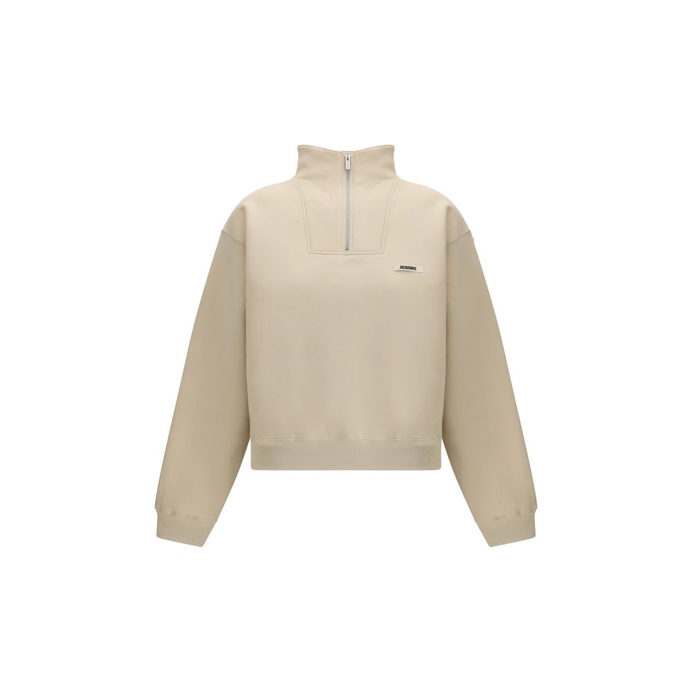 Beige Cotton Sweatshirt