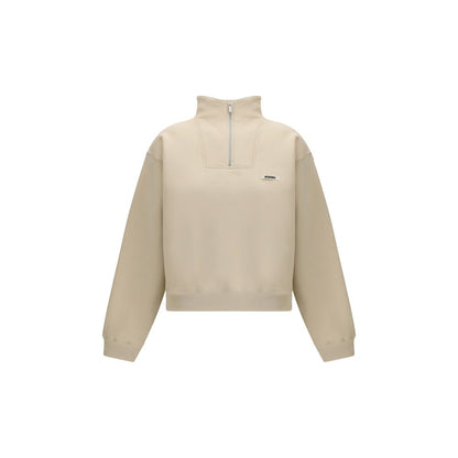 Beige Cotton Sweatshirt