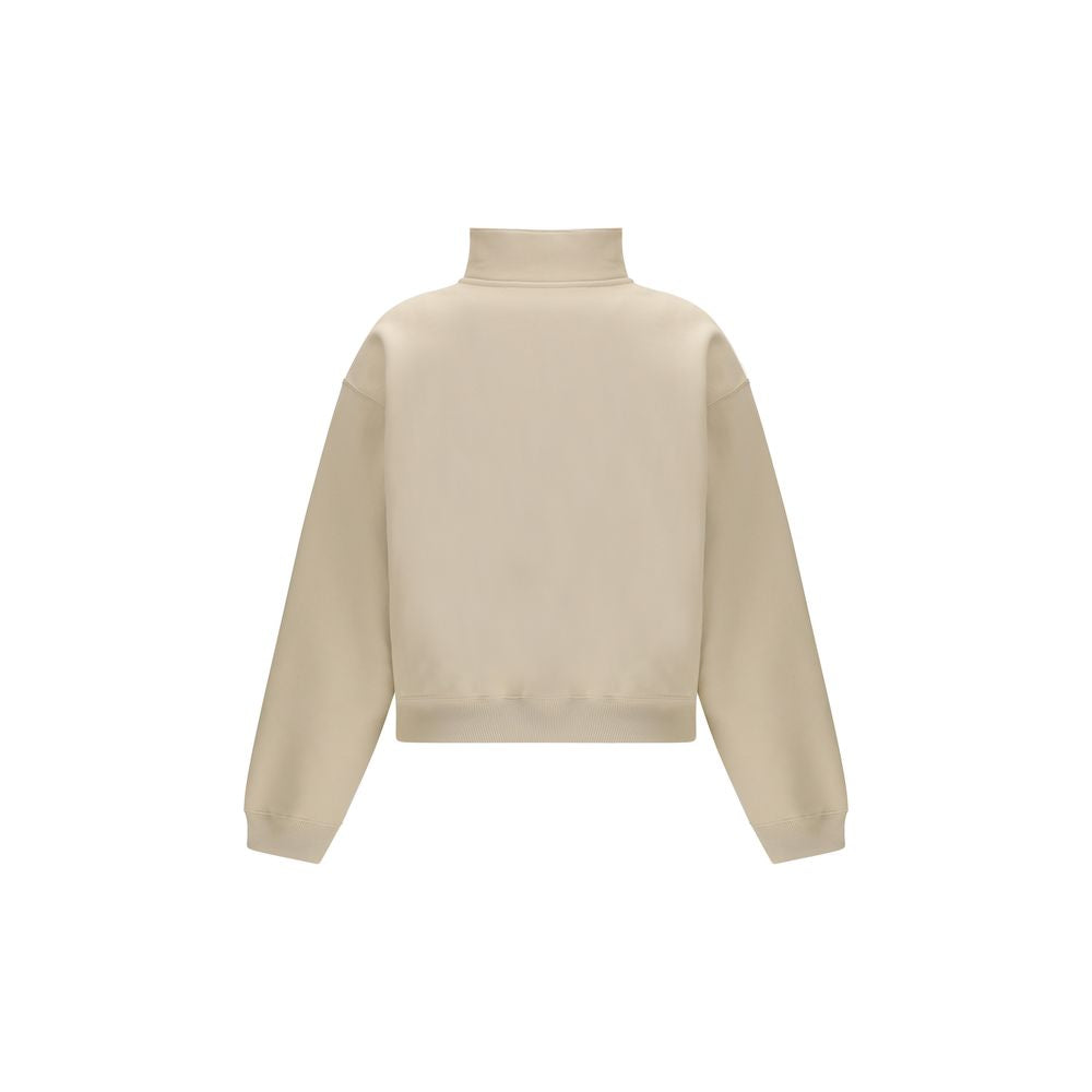 Beige Cotton Sweatshirt