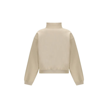 Beige Cotton Sweatshirt