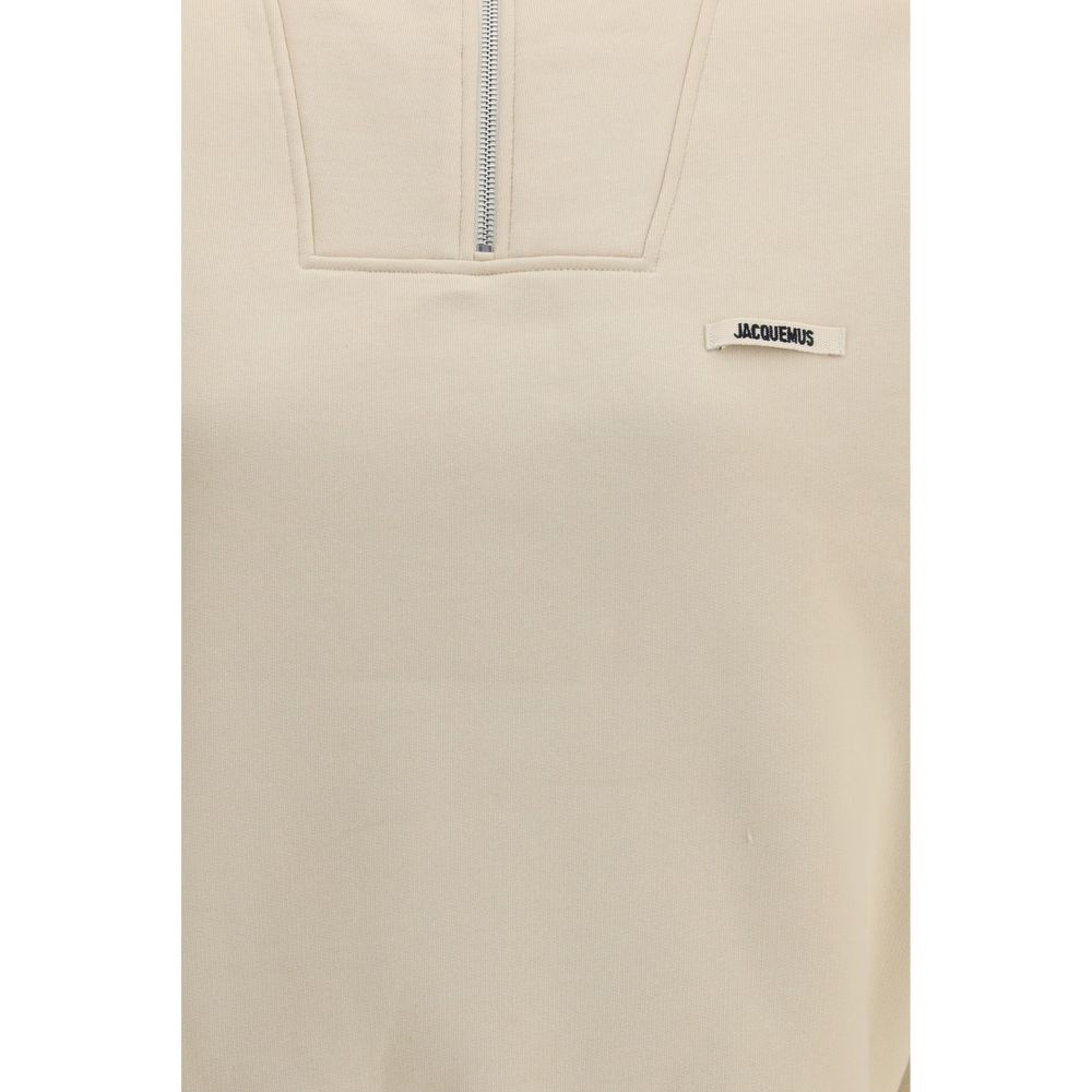 Beige Cotton Sweatshirt