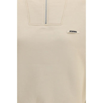 Beige Cotton Sweatshirt