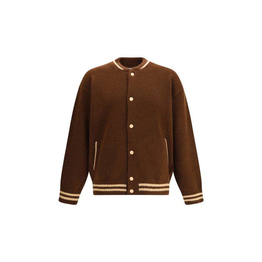 Brown Cashmere Bomber