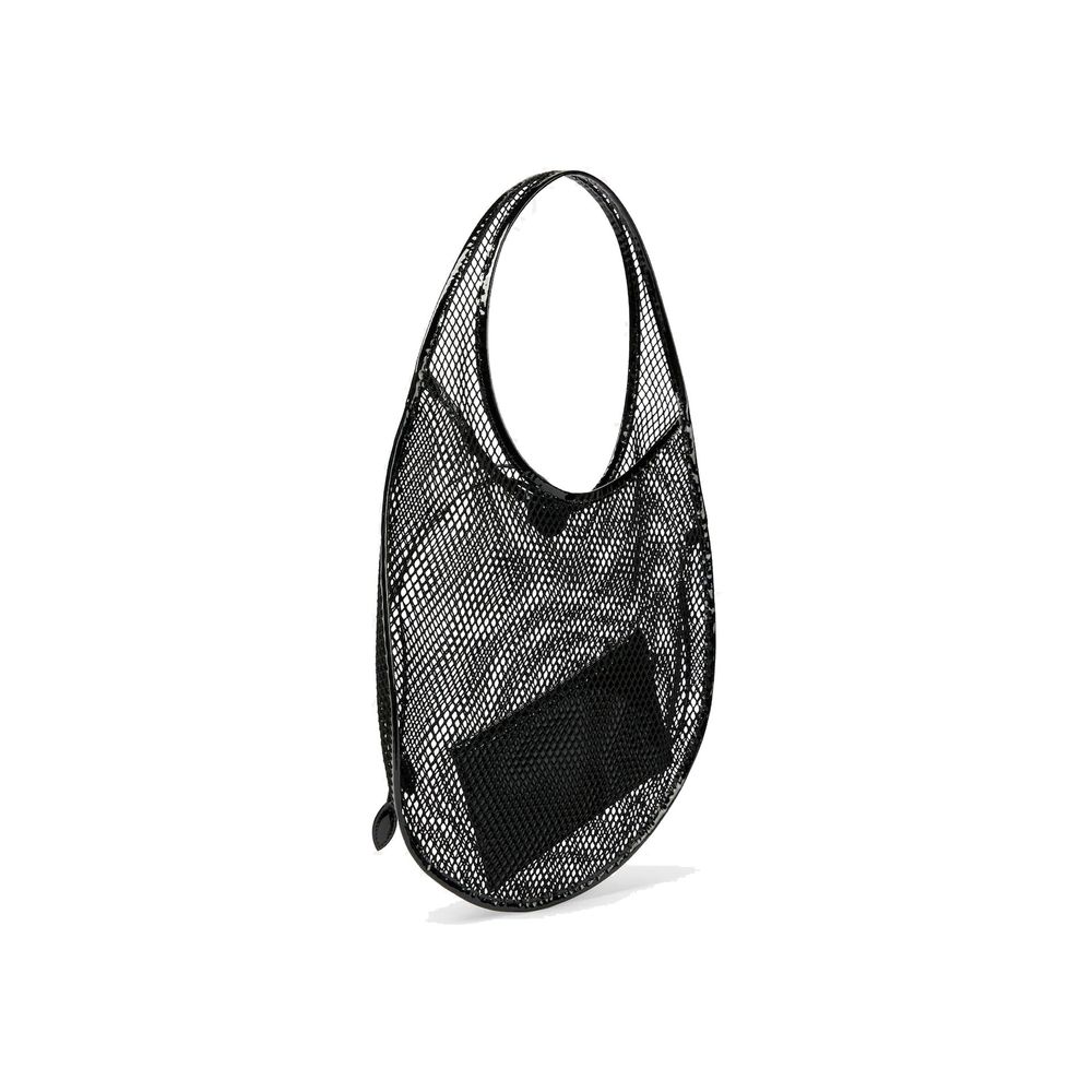 Black Fabric Tote Bag