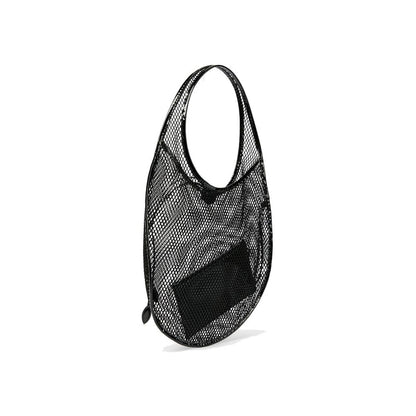 Black Fabric Tote Bag