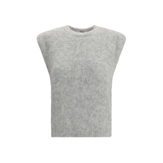 Gray Alpaca Vicugna Pacos Sleeveles T-Shirt