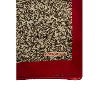 Red Silk Women Scarf