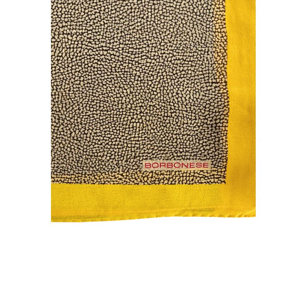 Yellow Silk Women Scarf