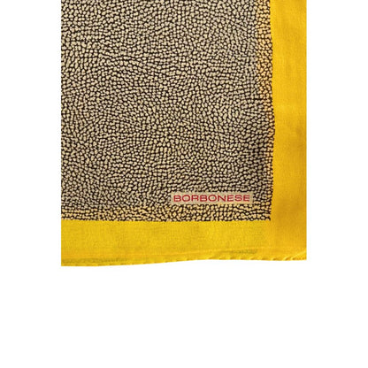 Yellow Silk Women Scarf