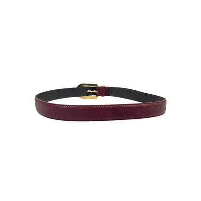 Red Leather Women Belt