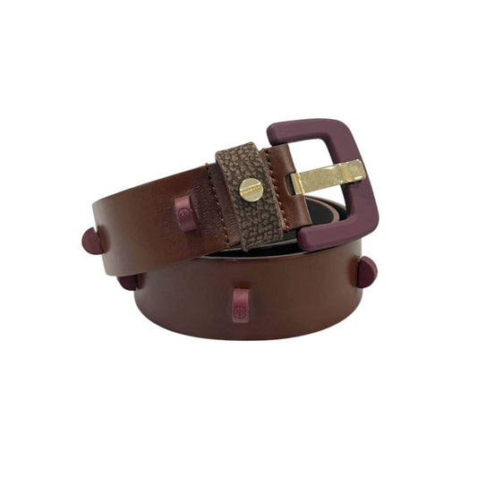 Brown Genuine Leather Women Belt