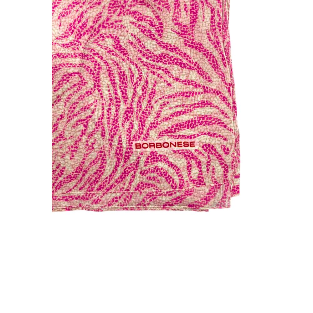 Pink Silk Women Scarf