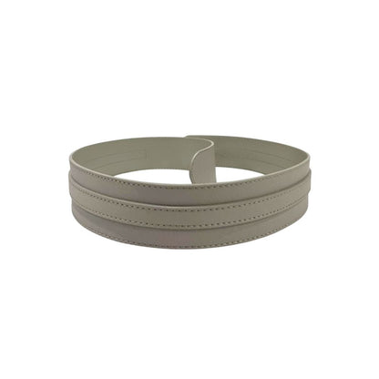 Grey Genuine Leather Women's Belt