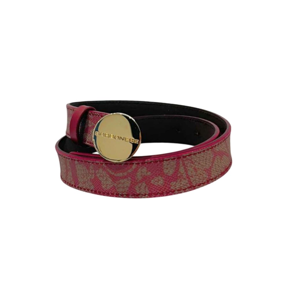 Red Genuine Leather Women Belt
