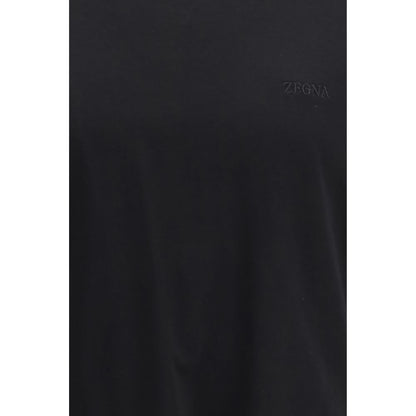Black Cotton T-Shirt