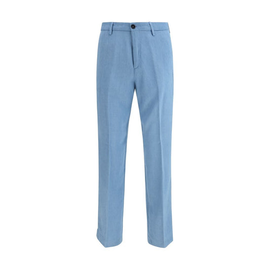 Light Blue Tencel Casual Pants