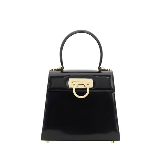Black Calf Leather Bos Taurus Handbag