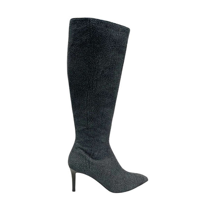 Black Genuine Leather Women Boot
