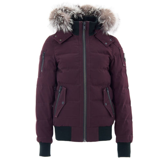 Purple Cotton Bomber