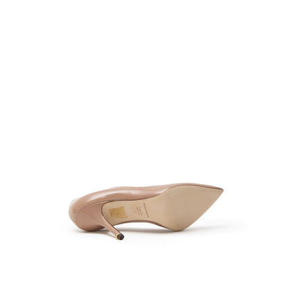 Pink Leather Slippers