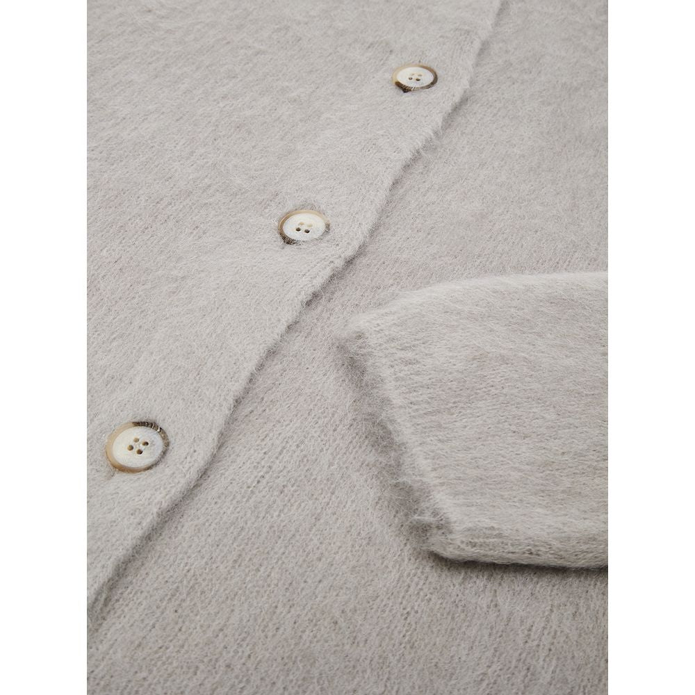 Beige Wool Cardigan