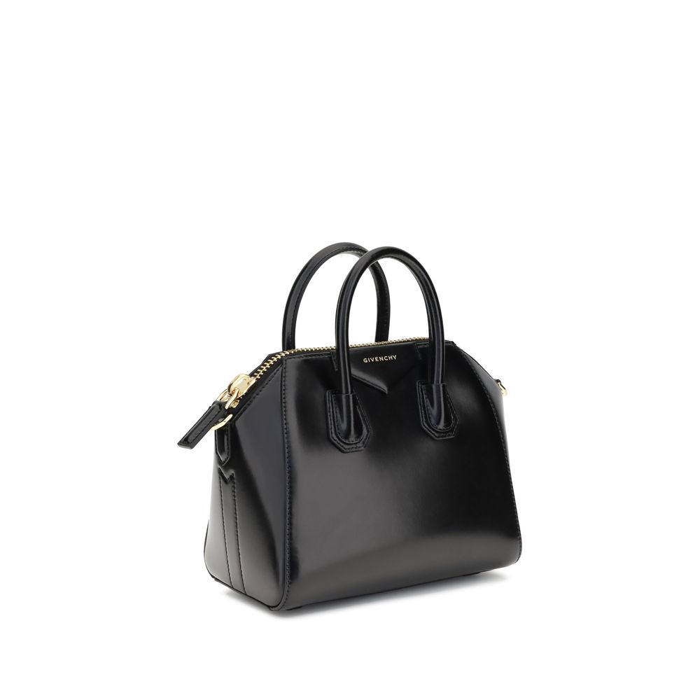 Black Calf Leather Bos Taurus Handbag