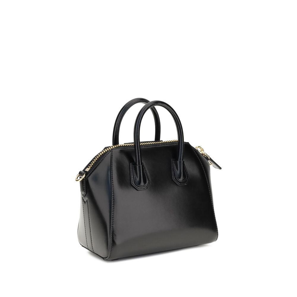Black Calf Leather Bos Taurus Handbag