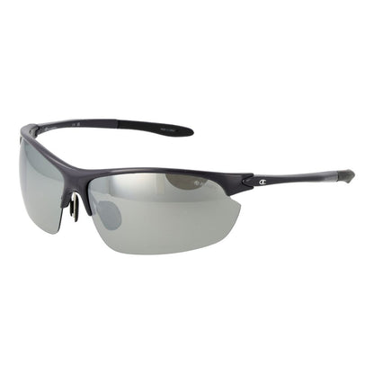 Blue Stainless Steel Sunglasses