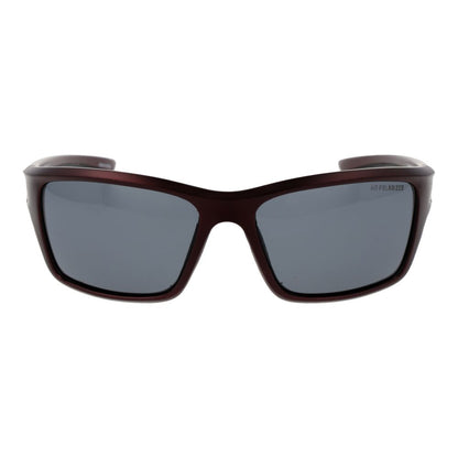 Brown Stainless Steel Sunglasses