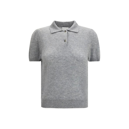 Gray Cashmere Shortsleeve Shirt