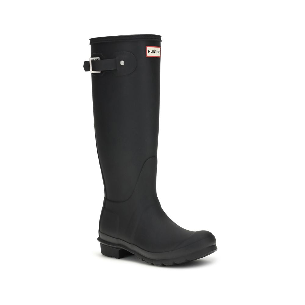 Black Rubber Rain Boots