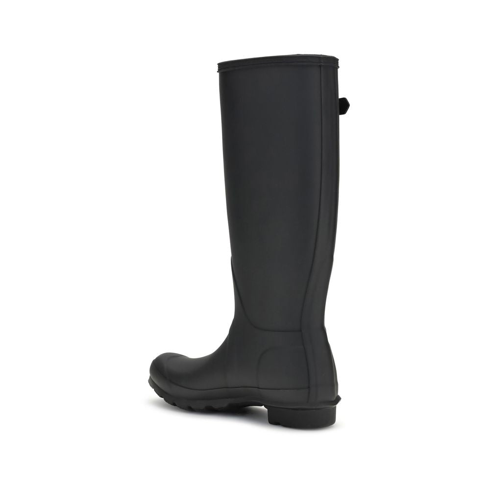 Black Rubber Rain Boots