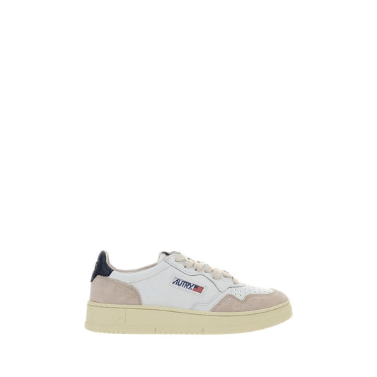 White Rubber Low Top Sneakers