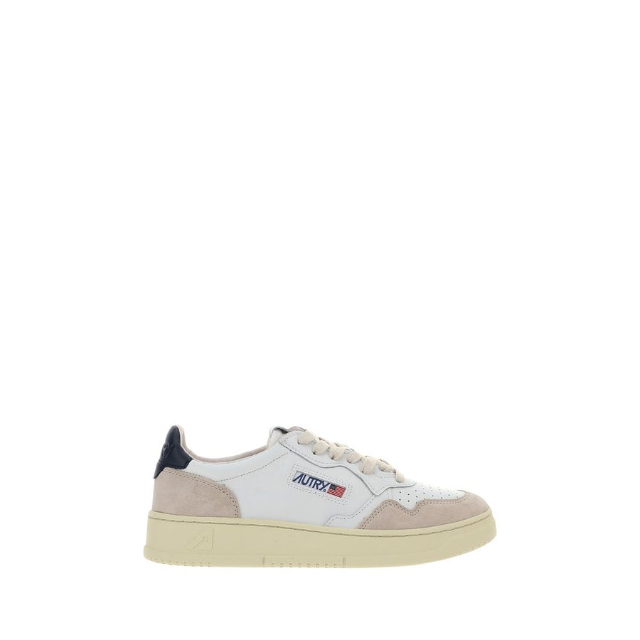 White Rubber Low Top Sneakers