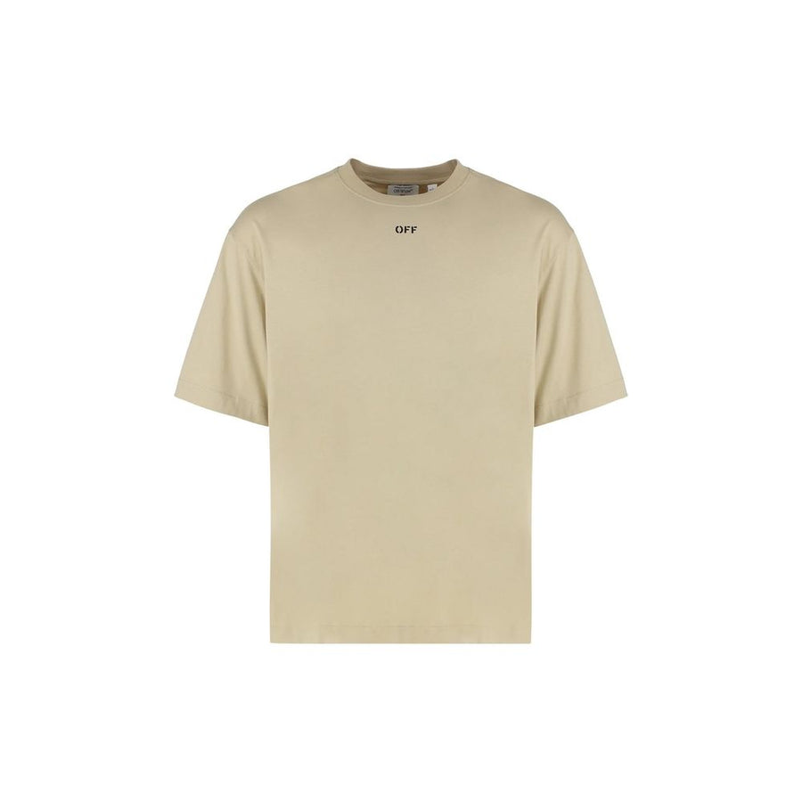 Beige Cotton T-Shirt