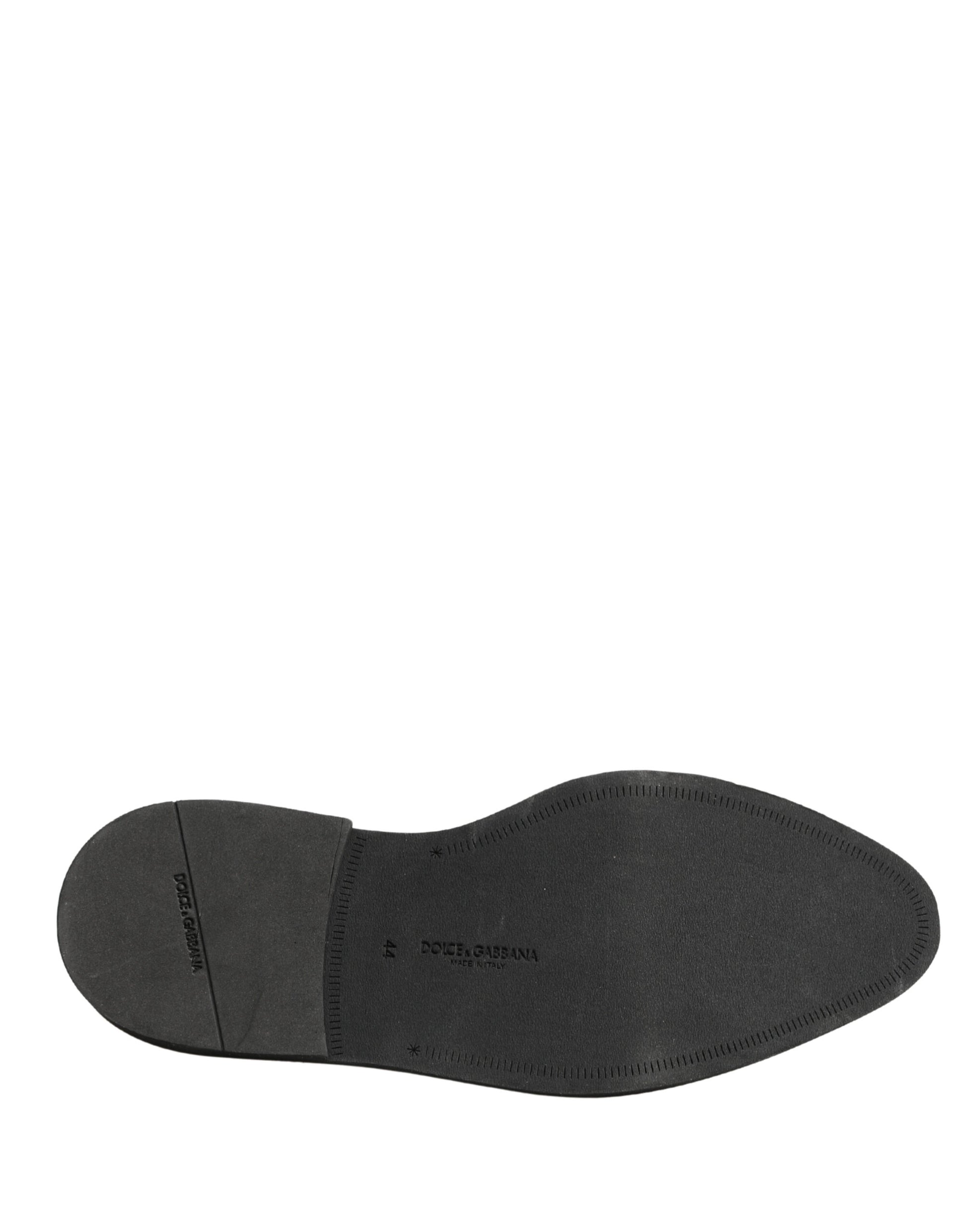 Silver Specchio Lace-Up Leather Dress Derby Shoes