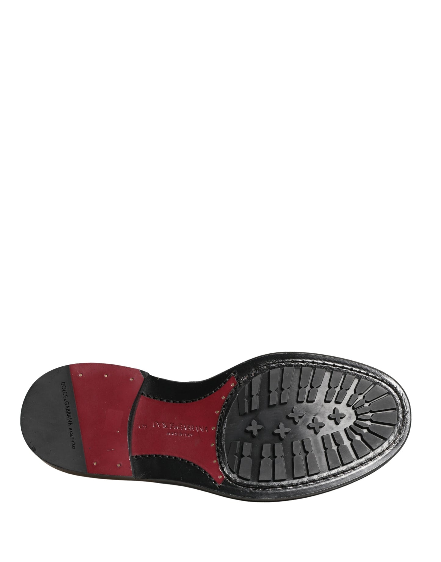 Men Black Lace-Up Leather Crown Dress Derby Shoes