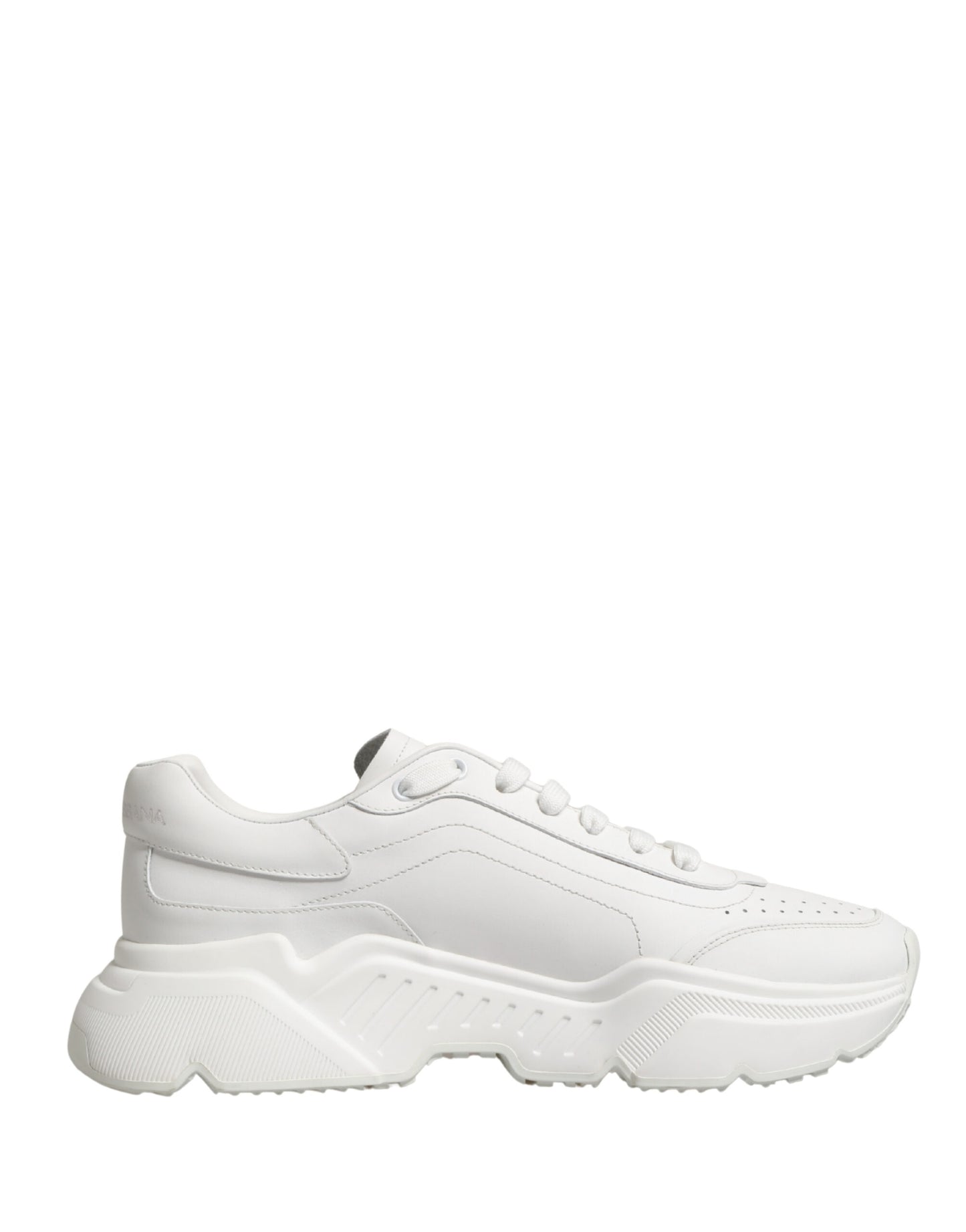 White Calfskin Leather Low Top Sneakers Shoes