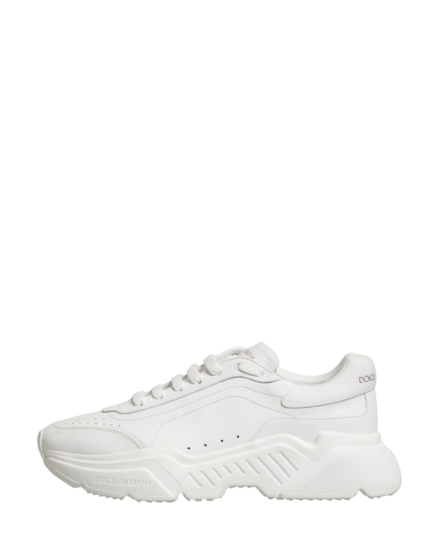 White Calfskin Leather Low Top Sneakers Shoes