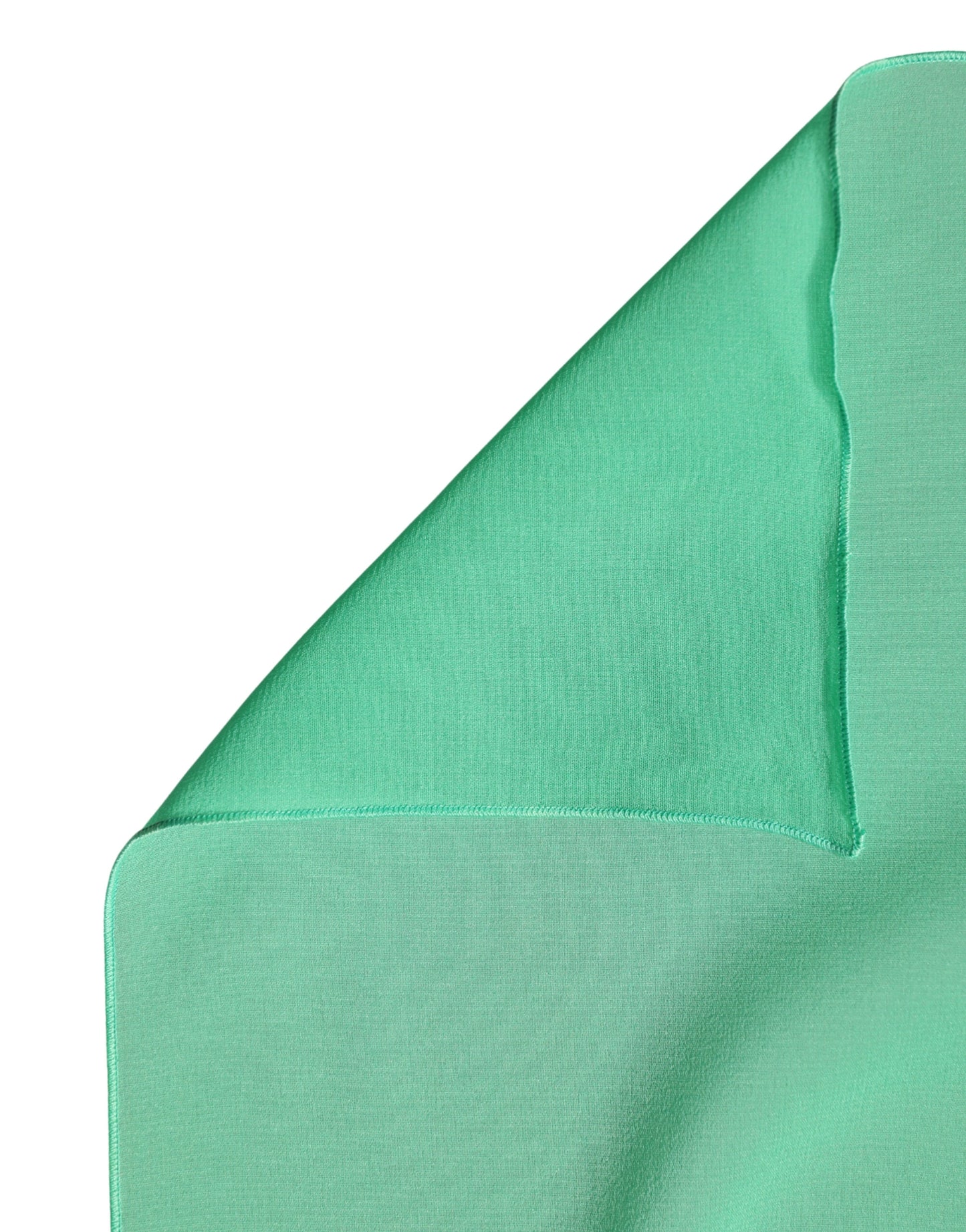 Green Silk Neck Wrap Shawl Stole 200cm x 64cm  Scarf
