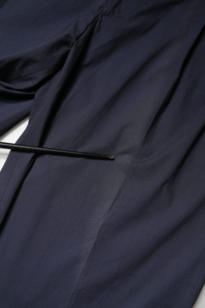 DarkBlue Wool Straight Formal Dress Trouser Pants