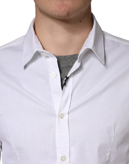 White Long Sleeves Dress Men Shirt