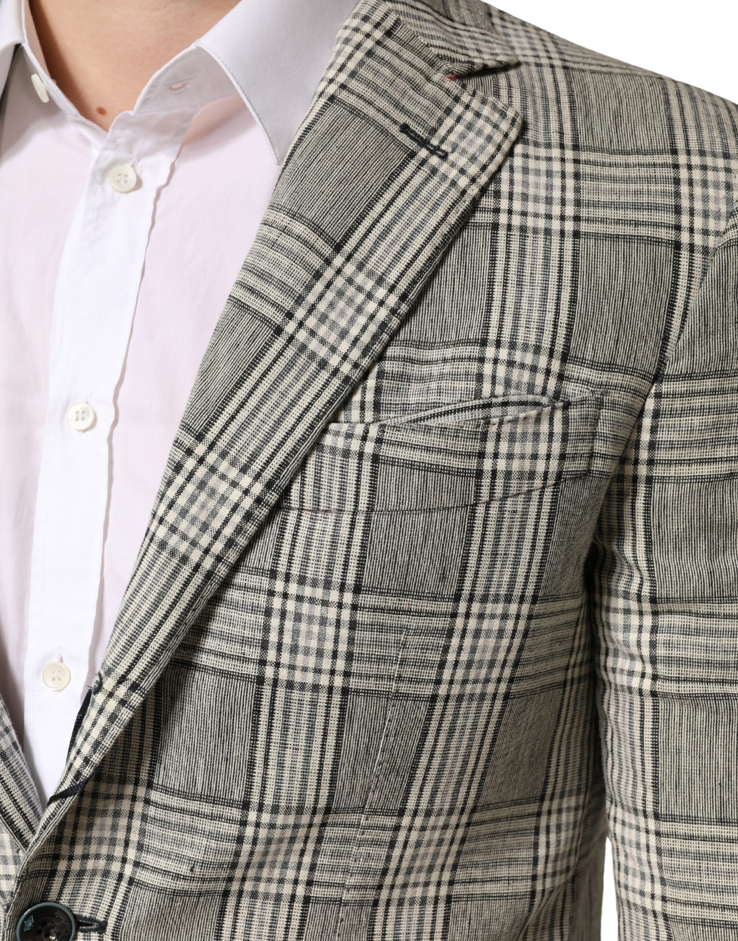 Gray Single Breasted Formal 2 Piece Suit